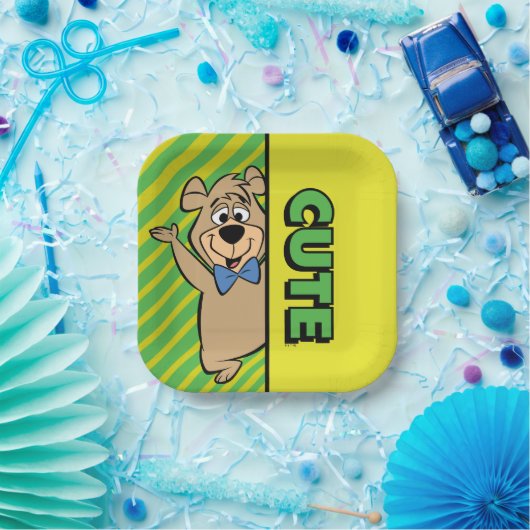 Niedlicher Boo-Boo-Bär Pappteller (Party)