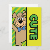 Niedlicher Boo-Boo-Bär Postkarte (Vorne/Hinten)