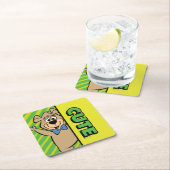 Niedlicher Boo-Boo-Bär Rechteckiger Pappuntersetzer (Vor Ort)