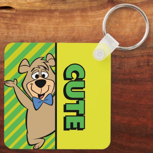 Niedlicher Boo-Boo-Bär Schlüsselanhänger (Rückseite)