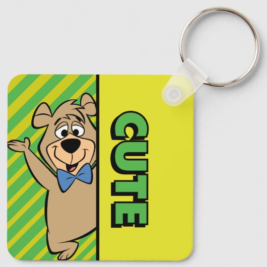 Niedlicher Boo-Boo-Bär Schlüsselanhänger (Rückseite)