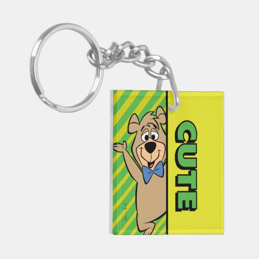 Niedlicher Boo-Boo-Bär Schlüsselanhänger (Vorderseite links)