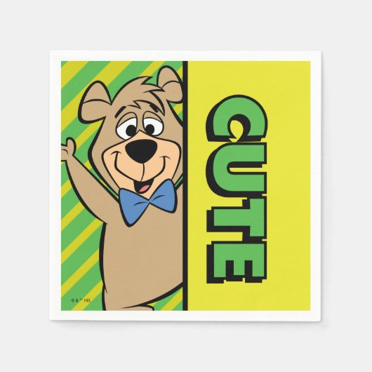 Niedlicher Boo-Boo-Bär Serviette (Vorderseite)