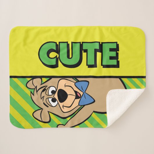 Niedlicher Boo-Boo-Bär Sherpadecke (Vorderseite (Horizontal))