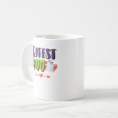 Niedlicher Boo Halloween Funny Lässig Kaffeetasse (Vorderseite Links)