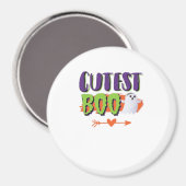 Niedlicher Boo Halloween Funny Lässig Magnet (Vorderseite/Rückseite)
