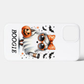 Niedlicher Boogie Ghost Halloween-Fall Case-Mate iPhone Hülle (Rückseite (Horizontal))