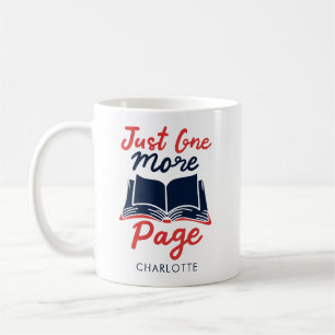 Niedlicher Bookworm Author Gag Custom Kaffeetasse