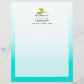 Niedlicher Bookworm mit Brille Briefkopf (Vorderseite)