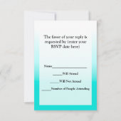 Niedlicher Bookworm mit Brille RSVP Karte (Rückseite)