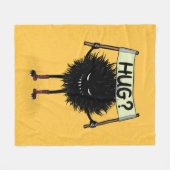 Niedlicher böser Charakter Fleecedecke (Vorderseite (Horizontal))