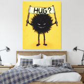 Niedlicher böser Charakter Leinwanddruck (Insitu (Schlafzimmer))