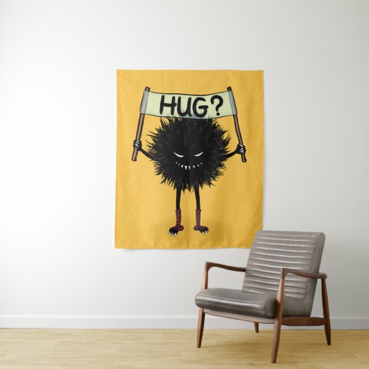 Niedlicher böser Charakter Wandteppich (Beispiel)