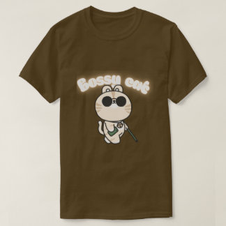 Niedlicher Bossy Cat T - Shirt - Funny Cat Graphic