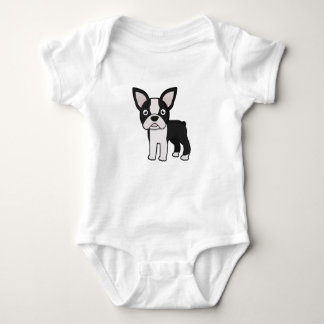 Niedlicher Boston-Terrier Baby Strampler