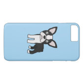 Niedlicher Boston-Terrier Case-Mate iPhone Hülle (Rückseite (Horizontal))