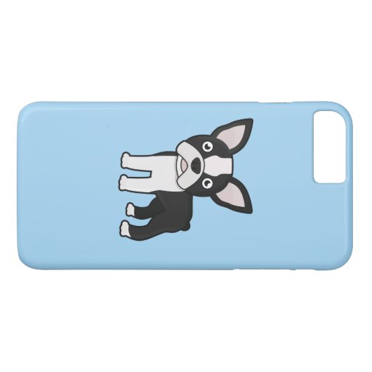 Niedlicher Boston-Terrier Case-Mate iPhone Hülle (Rückseite (Horizontal))
