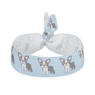 Niedlicher Boston-Terrier Haarband