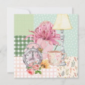 Niedlicher botanischer Hintergrund (Vorderseite)