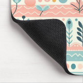 Niedlicher botanischer Schreibtisch Mousepad (Ecke)