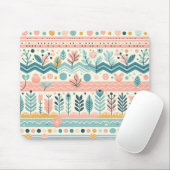 Niedlicher botanischer Schreibtisch Mousepad (Mit Mouse)