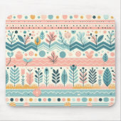 Niedlicher botanischer Schreibtisch Mousepad (Vorne)