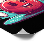 Niedlicher Bowling Art I Kinder Bowling Poster (Ecke)