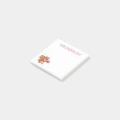 Niedlicher Boxender Eichhörnchen Lustig Post-it Klebezettel (angewinkelt)