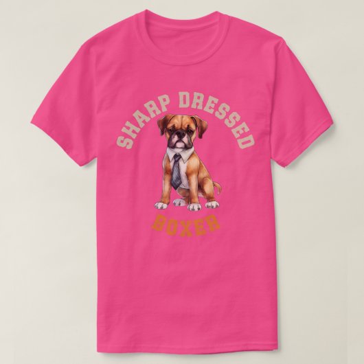 Niedlicher Boxer Hund 5 T-Shirt (Design vorne)