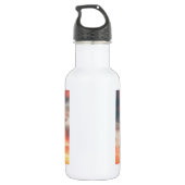 Niedlicher Boxer Hund Aquarellmalerei Art Edelstahlflasche (Rückseite)