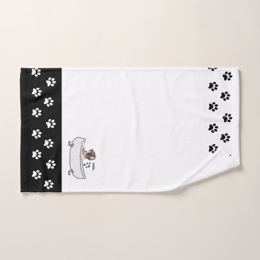 Niedlicher Boxer-Welpe - gehobenes Badezimmer-Deko Badhandtuch Set (Handtuch)