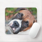 Niedlicher Boxerhund Mousepad (Mit Mouse)