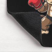 Niedlicher Boxmonkey Mousepad (Ecke)
