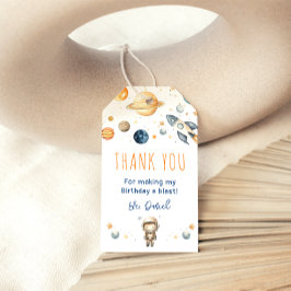 Niedlicher Boy Astronaut Space Geburtstagsgeschenk Geschenkanhänger