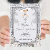 Niedlicher Boy Charro Taufe Einladung