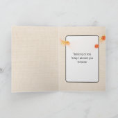 Niedlicher Braunbär Karte (Innenseite)