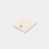 Niedlicher Braunbär Post-it Klebezettel (angewinkelt)