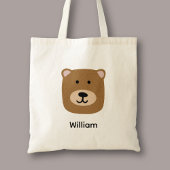 Niedlicher Braunbär Tragetasche