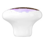 Niedlicher brauner Bär Cudly Animal Child's Baby K Keramikknauf (Seitenansicht)