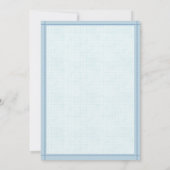 Niedlicher brauner Bär für Kinderdusche Einladung (Rückseite)