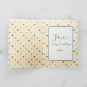 Niedlicher brauner Bär Karte (Innenseite)