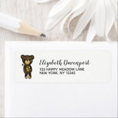 Niedlicher brauner Bär mit gelber Blume (Insitu)