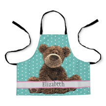 Niedlicher brauner Bärenname Kinder Tiermuster Bla