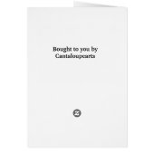 Niedlicher brauner Cartoon (Hinten)