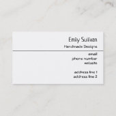 Niedlicher brauner Cartoon | Kawaii Visitenkarte (Rückseite)