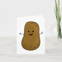 Niedlicher brauner Cartoon Potato generisch