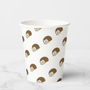 Niedlicher brauner Igel Pappbecher