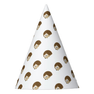 Niedlicher brauner Igel Partyhütchen