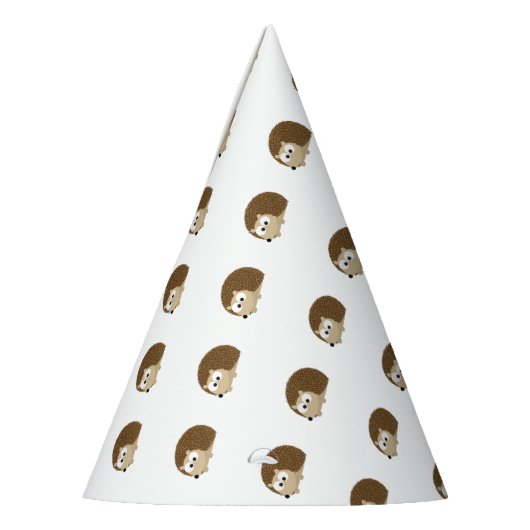 Niedlicher brauner Igel Partyhütchen (Links)