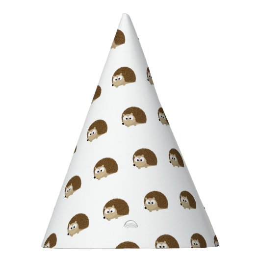 Niedlicher brauner Igel Partyhütchen (Rechts)